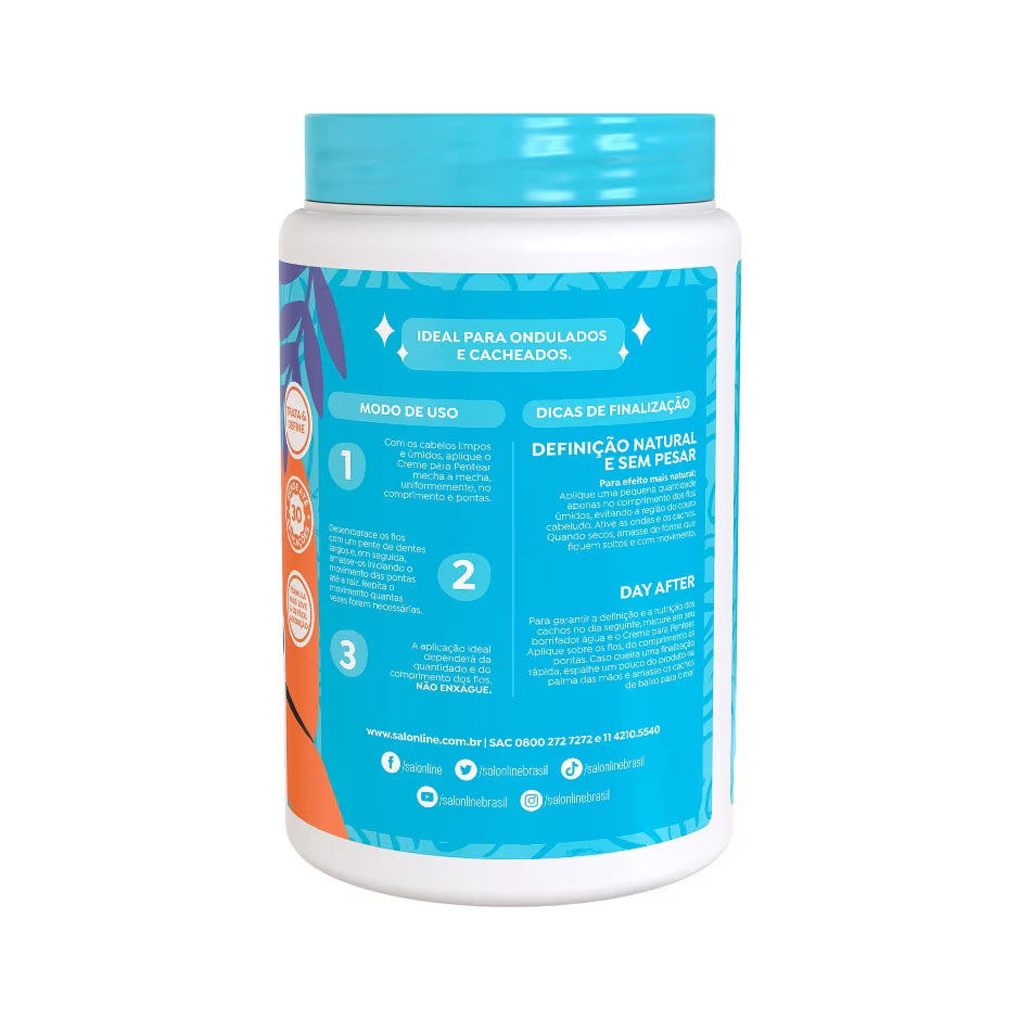 Kit Definição, Hidratação e Nutrição com 3 Cremes para Pentear