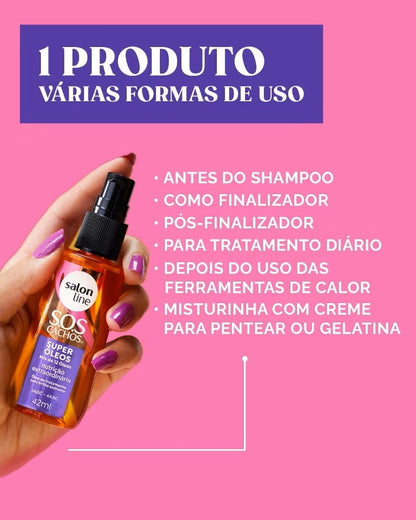 Óleo de Tratamento SOS Cachos Super Óleos 42ml